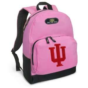  Indiana University Backpack Pink IU Logo for Travel 