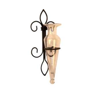 Fleur de Lis Sconce Vase   Ice.Opens in a new window