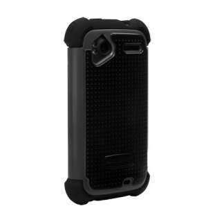 Ballistic HTC Sensation Shell Gel (SG) Case Cover   Black/Grey  