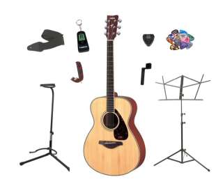 Yamaha FS720S, Acoustic Guitar, Natural, New with Bonus Legacy 30 PC 