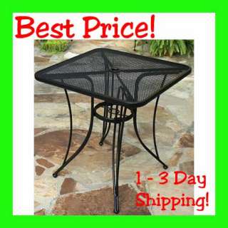 Wrought Iron Patio Furniture Bistro Table Outdoor New  