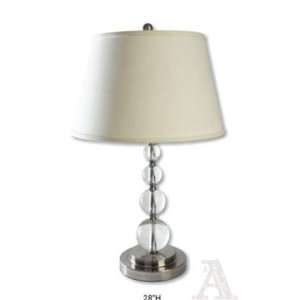  Crystal Ball Table Lamp Set of 2 with Shades