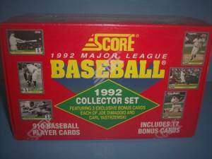 1992 Score Baseball 927 Card Collector Set SEALED  