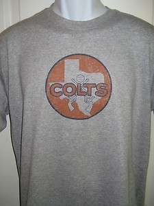 Houston COLT 45s 1960s Throwback Retro T Shirt XL  