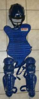 Little League Baseball Catchers 3 Piece Safety Gear Blue  