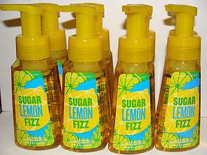 Bath & Body Works Lemon Sugar Fizz Hand Soap x8 Foaming  