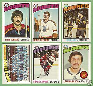 1976 77 Topps#94 Don Luce,Sabres  
