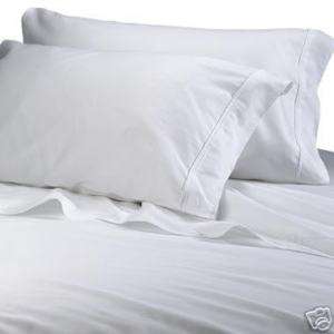 8pc Full Solid White BED IN A BAG 1500TC Comforter Set  