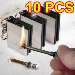 10PCS Gas Refillable Oil Metal Super Match Lighter  