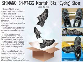   MTB 45 10.5 Mountain Bike Bicycle Shoes Worldwide Free Shipment  