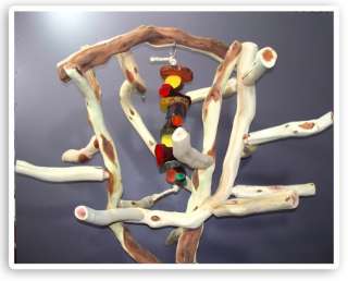   Tree Bird Stand Toy Play Gym like Java Wood cage Macaw SB60L3  
