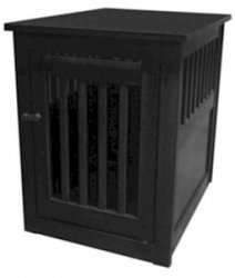 Dynamic Accents Large End Table Crate Black  