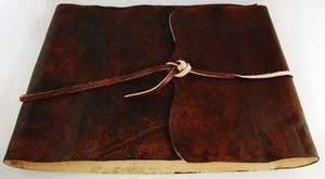 Ancient Scrolls Leather Blank Book AZ BBBCEAR  