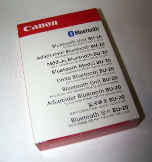 Canon BU 20 Bluetooth Wireless Print Server Pixma BU20  