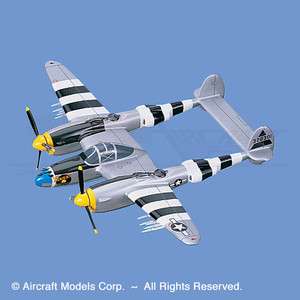   Airplane,World War ll, Twin Engine Fighter, Wood desktop model  
