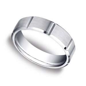  6.00 Mm. New Argentium 935 Non Tarnish Silver Wedding Band Ring 