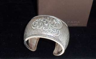 New Silpada Sterling WIDE Silver Cuff Bracelet  
