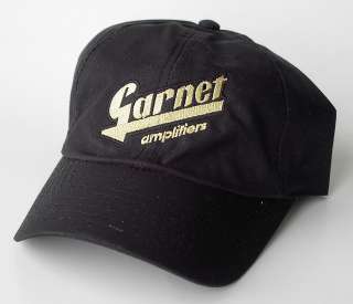 Garnet Amps Embroidered Cap Brass Logo Premium Quality  