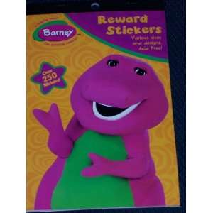  250 Barney Reward Stickers Toys & Games