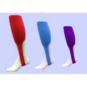 Baseball Stirrup in Mid calf or 4 Ankle height, 3 Sizes, Solid Color 