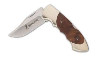 Browning 111 Folding Knife with Walnut Handle 111C New  