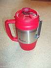 BUBBA NeW Red Stainless KEG Travel Thermos Insulated Cold Mug Cup 34OZ 