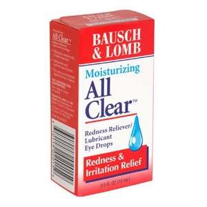  Bausch & Lomb All Clear Redness and Irritation Relief Eye Drops 