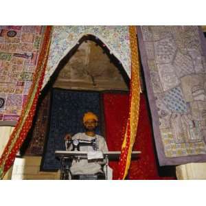  Textile Worker at His Sewing Machine, Jaisalmer, Rajasthan 