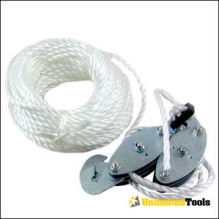 65 FT extra strong polypropylene rope 500 LBS. lifting capacity 