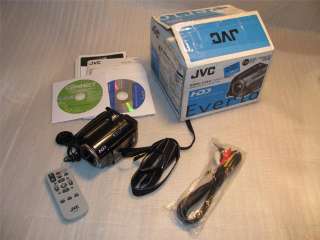 Camcorder with original box, Battery, audio cables, Remote, Shoulder 