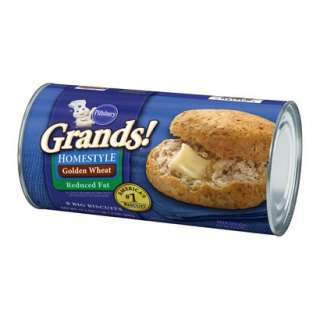 Pillsbury Grands Reduced Fat Homestyle Golden Wheat Biscuits   8 ct 