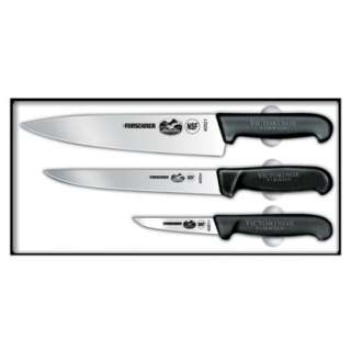 Victorinox Cutlery 3 Piece Chefs Set, Black Fibrox Handles.Opens in a 