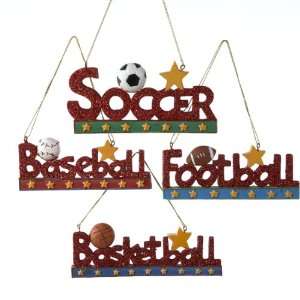 New   Club Pack of 24 Red Glittered Sports Star Plaque 