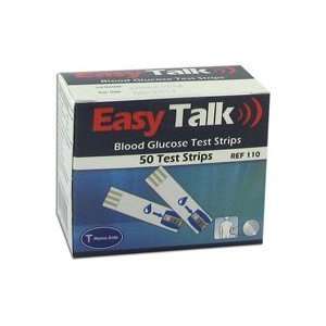  Easy Talk Blood Glucose Test Strips   50 ea Health 