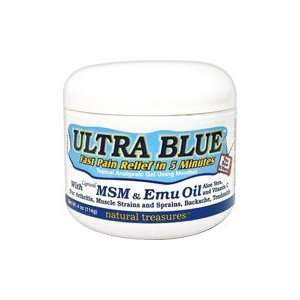  Ultra Blue with MSM & Emu Oil   4 oz Health & Personal 