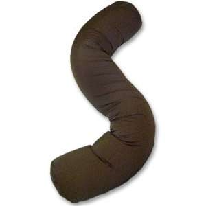   Squishy Deluxe   Microbead Body Pillow   DARK COFFEE 