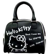 KittyLove   shop   Hello Kitty Black Bowler Bag
