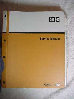 Service manual for Case Model 980 Excavator with binder; new in 