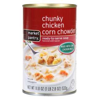 Market Pantry® Chunky Chicken Corn Chowder Soup   18.8 ozOpens in a 