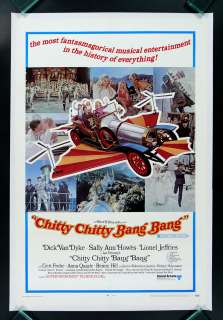 CHITTY CHITTY BANG BANG * MOVIE POSTER ANTIQUE CAR AUTO  