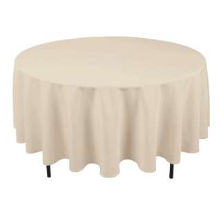 90 in. Round Polyester Tablecloth  
