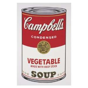  Campbells Soup I Vegetable, c.1968 Giclee Poster Print 