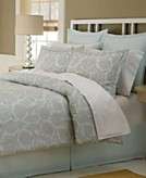    Martha Stewart Collection Textured Damask 6 Piece Comforter 