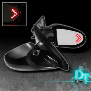 96 00 CIVIC 2/3DR K6 MANUEL MIRRORS w/ RED LED SIGNAL  