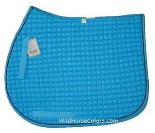 TURQUOISE All Purpose A/P English Saddle Pad NEW Tack  