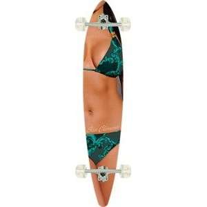   Supercarver Tanlines Complete Longboard Skateboard   9.12 x 45.5