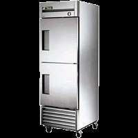 New True T 23F 2 Commercial Freezer 2 Half Doors  