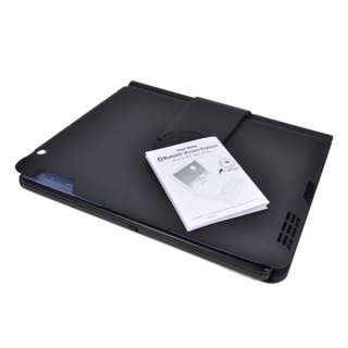 Wireless Bluetooth Keyboard Swivel Rotate Case Cover For iPad 2