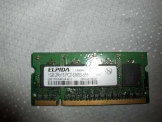 ELPIDA 1GB PC2 5300S 555 LAPTOP MEMORY CHIP  