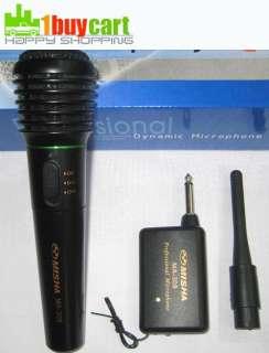   New Pro Wireless / Wired Microphone Mic For Karaoke Sing qg  